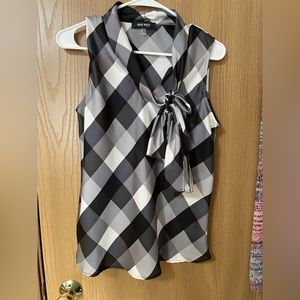 Harlequin Pattern Dressy Tank